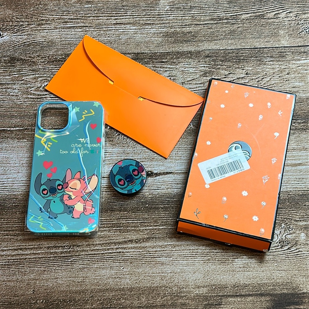 Lilo & Stitch iPhone 14 phone case - Stitch / Angel. See pics
